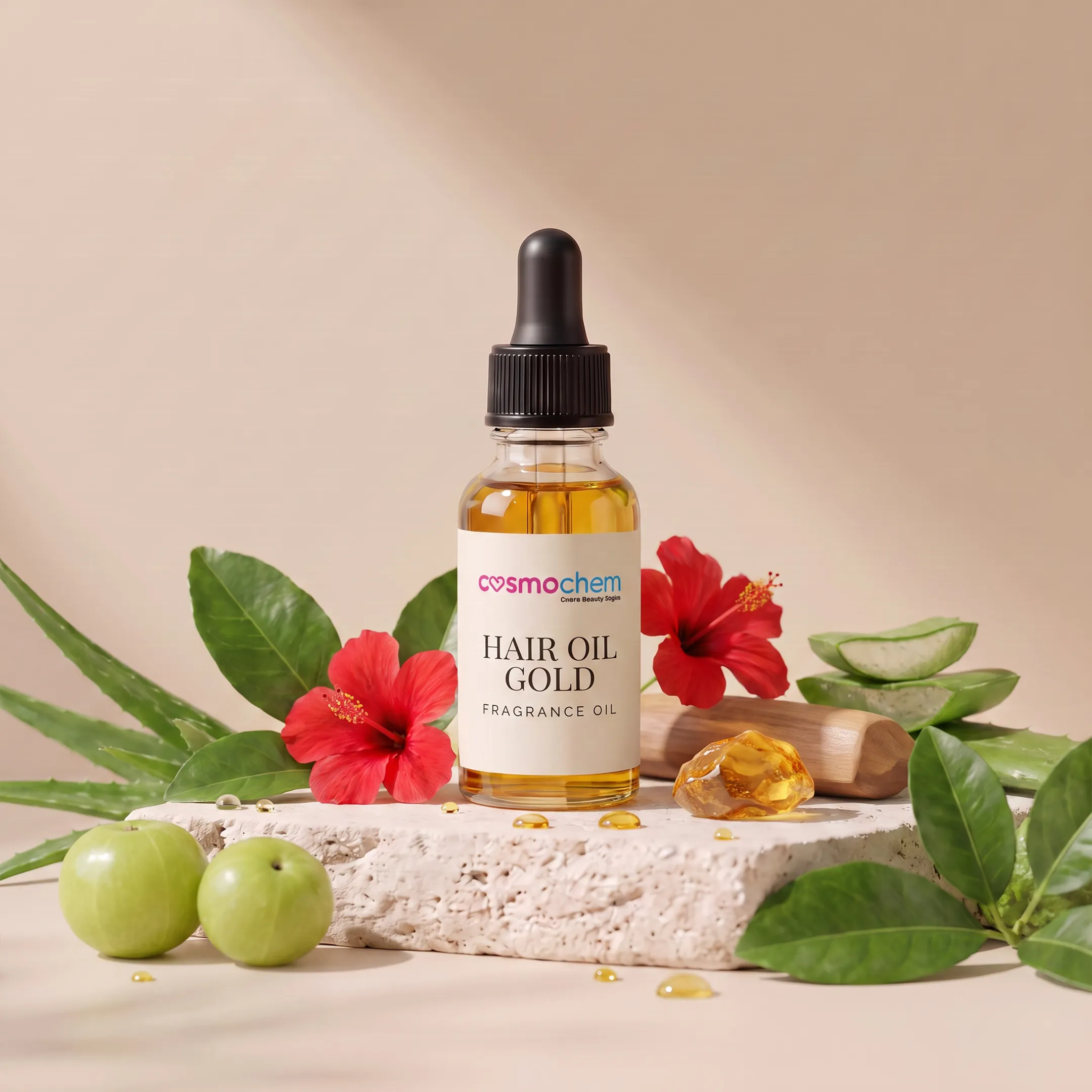 Hair Oil Gold Fragrance Oil — cosmetic-grade pigment dispersion