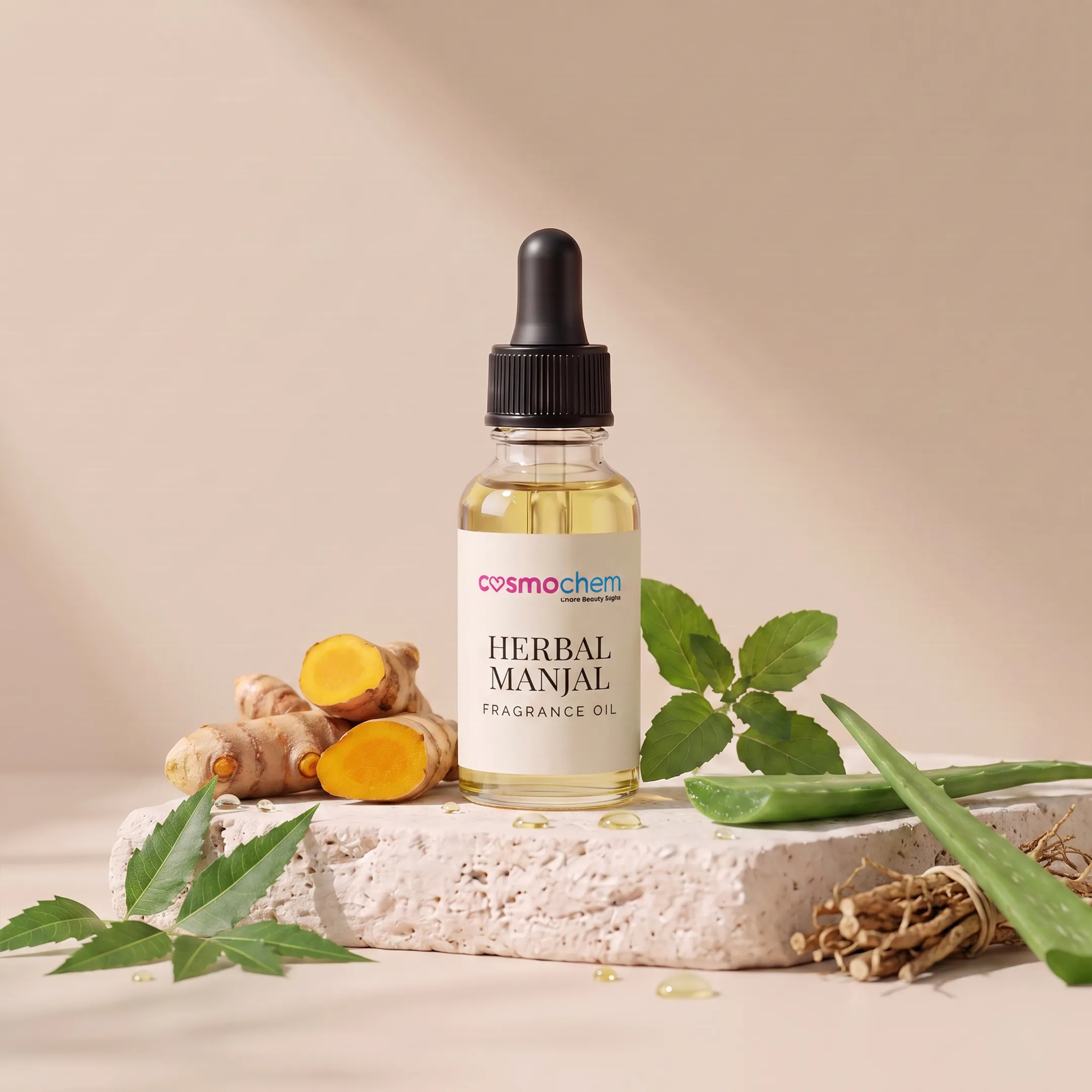 Herbal Manjal Fragrance Oil — cosmetic-grade pigment dispersion