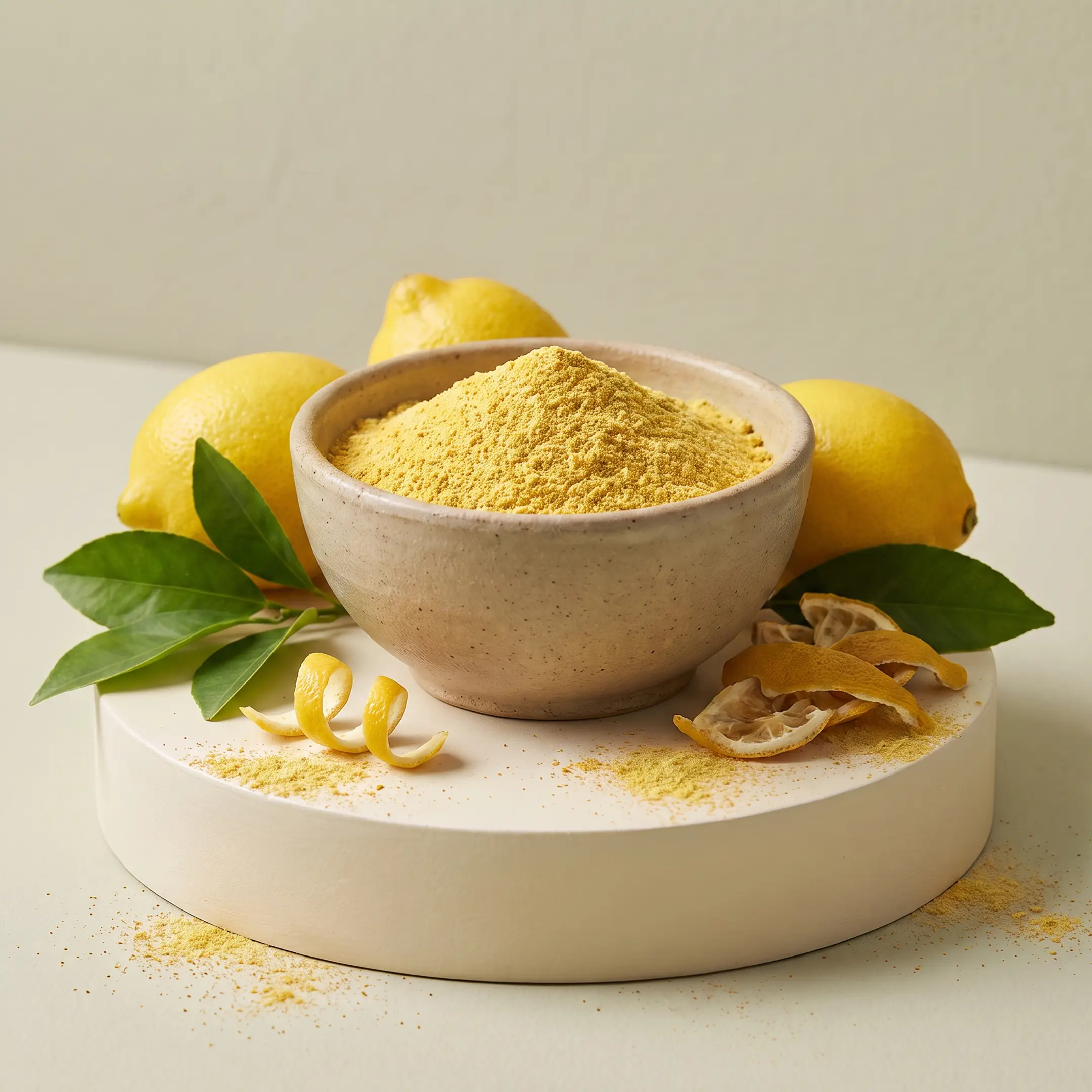 Lemon Peel Powder — Natural Ingredients