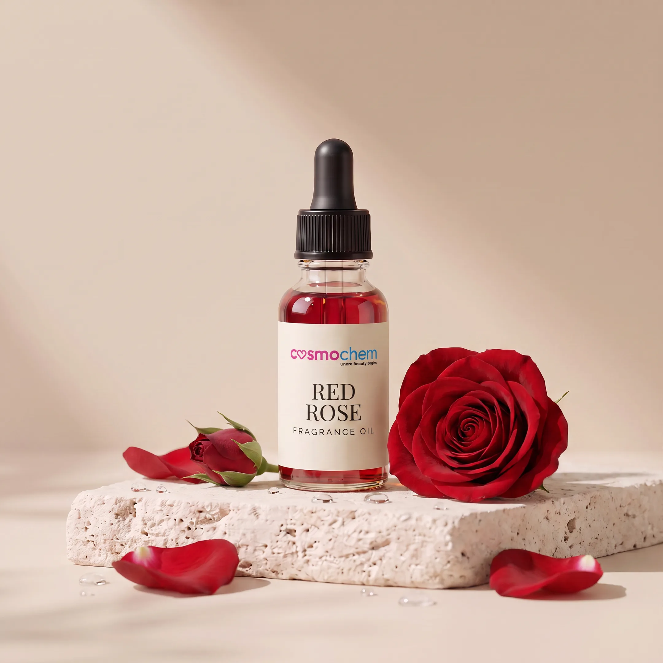 Red Rose Fragrance Oil — cosmetic-grade pigment dispersion