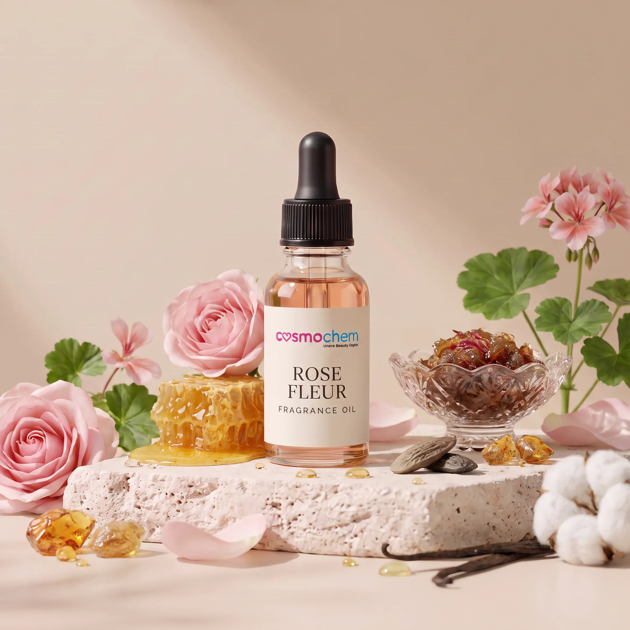 Rose Fleur Fragrance Oil — cosmetic-grade pigment dispersion
