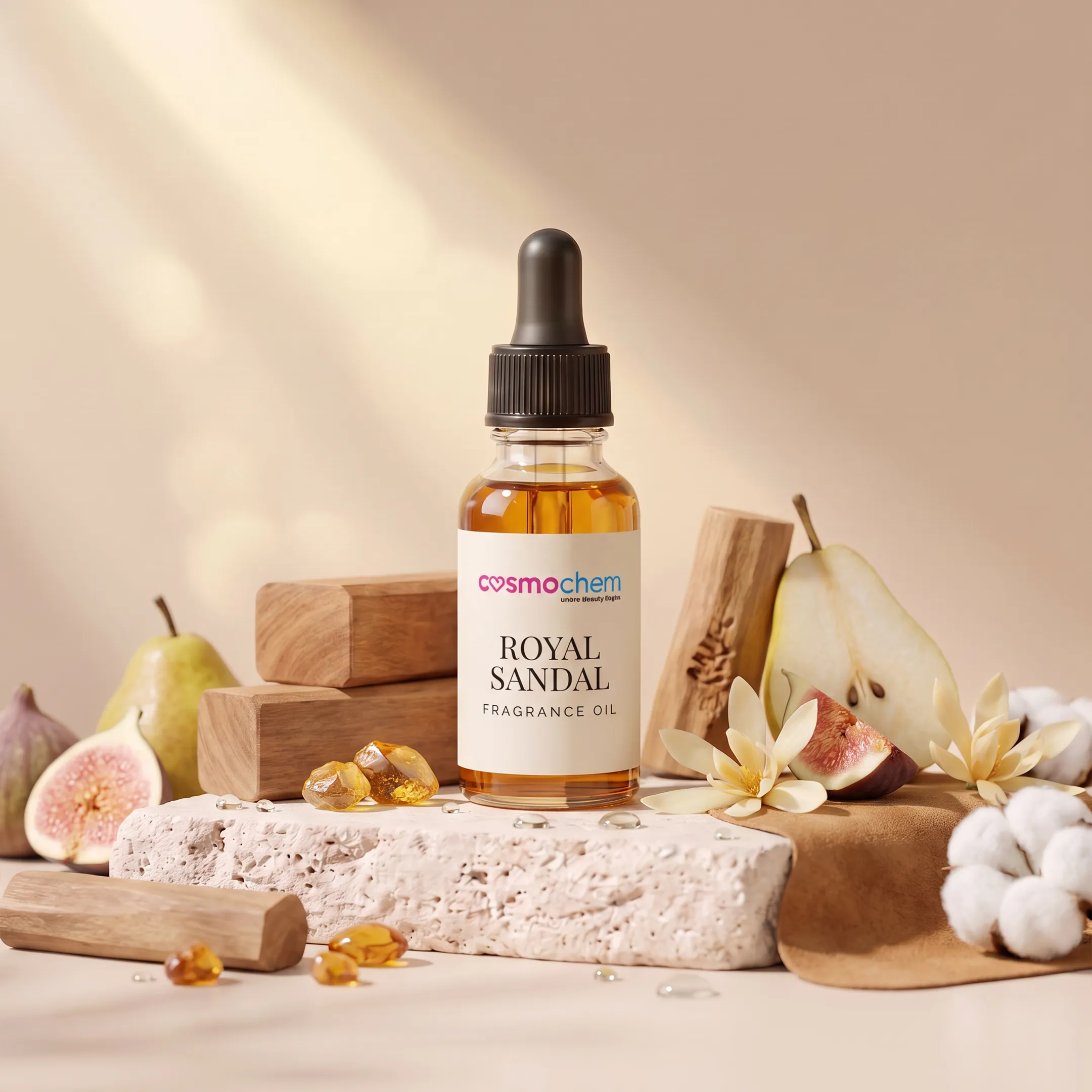 Royal Sandal Fragrance Oil — cosmetic-grade pigment dispersion
