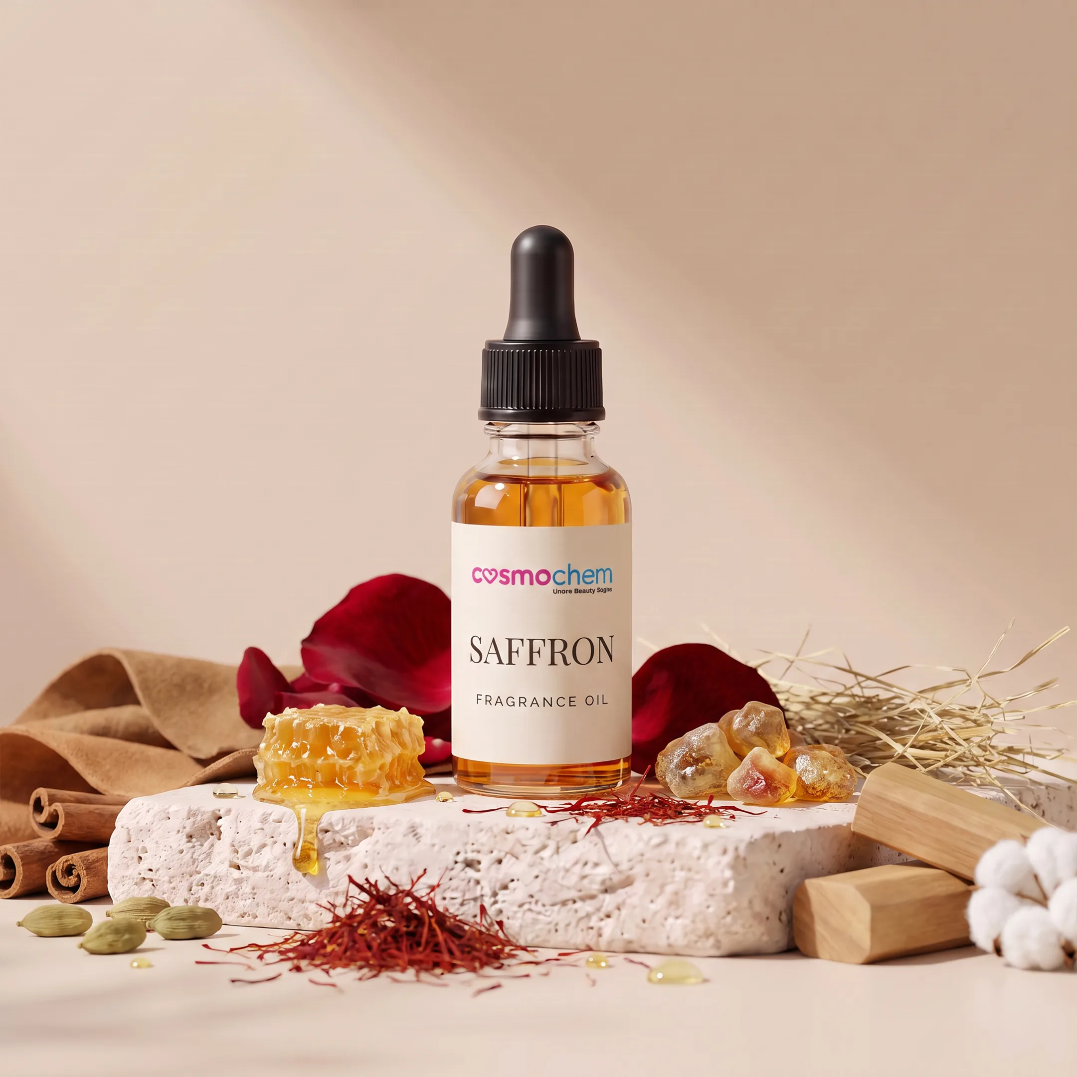 Saffron Fragrance Oil — cosmetic-grade pigment dispersion